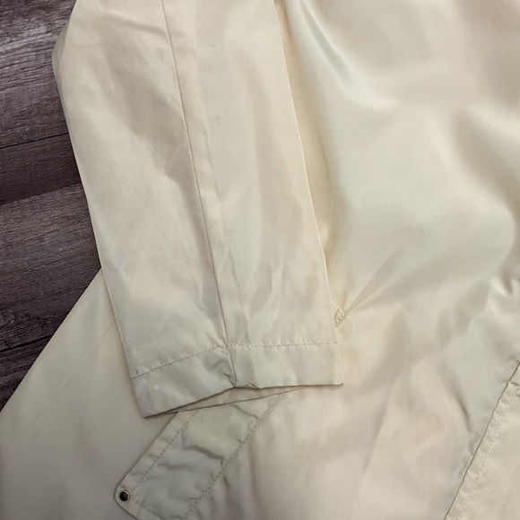 Via Spiga Women’s Mock Neck Plain Long Sleeve Raincoat Sz Extra Small In Yellow - Picture 7 of 16